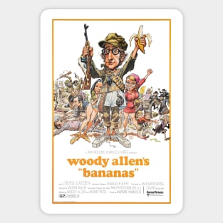 Bananas Movie Poster Magnet